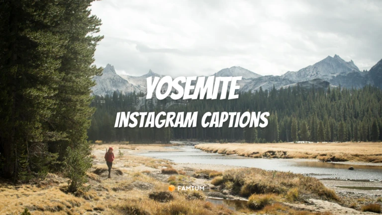 Instagram Captions for Yosemite National Park